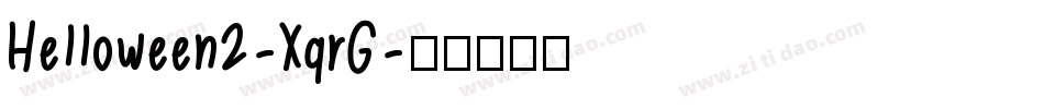 Helloween2-XqrG字体转换