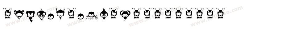 AnimalCaps-gB41字体转换