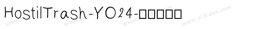 HostilTrash-YO24字体转换