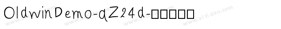 OldwinDemo-qZ24d字体转换