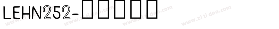 LEHN252字体转换