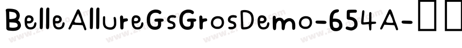 BelleAllureGsGrosDemo-654A字体转换