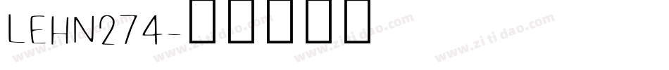 LEHN274字体转换