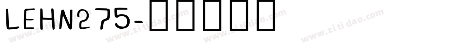 LEHN275字体转换