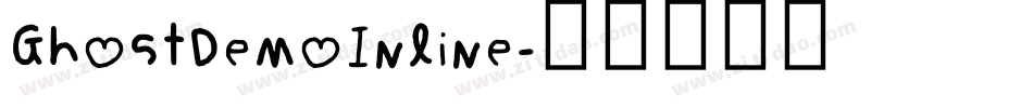 GhostDemoInline字体转换