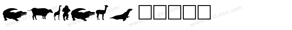 ANIMALS字体转换