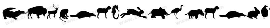 AnimalsRegularFonty-prer字体转换