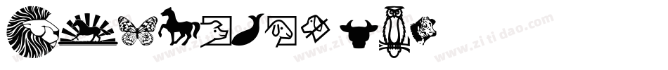 AnimalsP01字体转换
