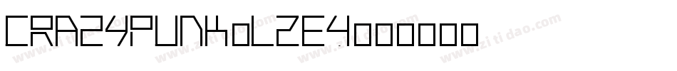 CrazyPunk-L2E4字体转换