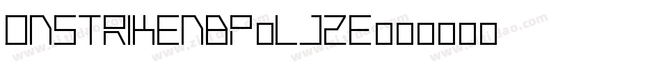 OnstrikeNbp-lj2e字体转换