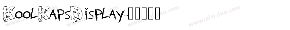 KoolKapsDisplay字体转换