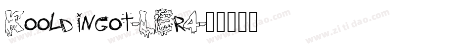Kooldingot-LEr4字体转换
