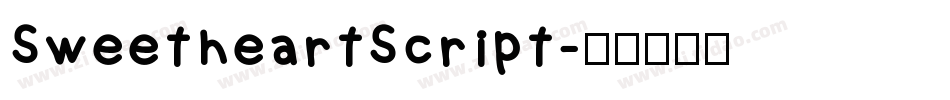 SweetheartScript字体转换