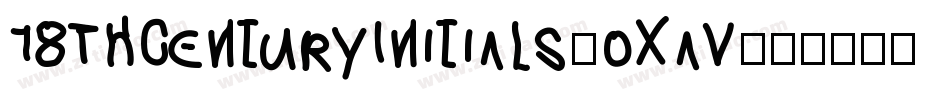 18ThCenturyInitials-oXaV字体转换