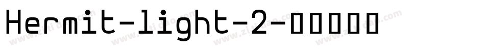 Hermit-light-2字体转换