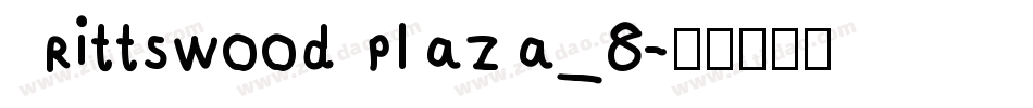 RittswoodPlaza_8字体转换