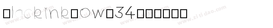 Blackink-owX34字体转换