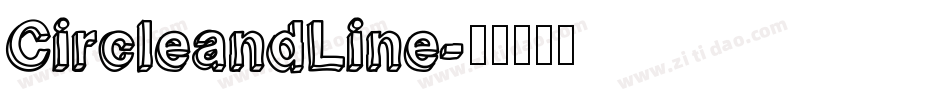 CircleandLine字体转换