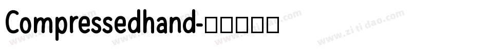 Compressedhand字体转换