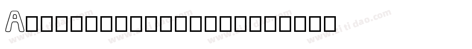 AMCsongGBK-light字体转换