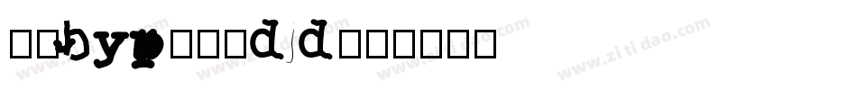 Babypa-Odjd字体转换