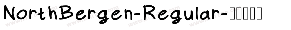 NorthBergen-Regular字体转换