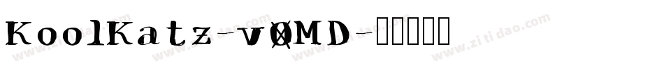 KoolKatz-vOMD字体转换