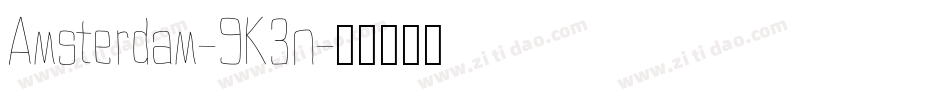 Amsterdam-9K3n字体转换