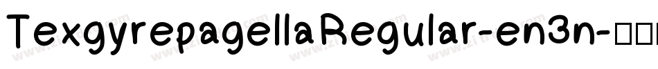 TexgyrepagellaRegular-en3n字体转换