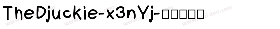 TheDjuckie-x3nYj字体转换