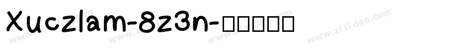 Xuczlam-8z3n字体转换