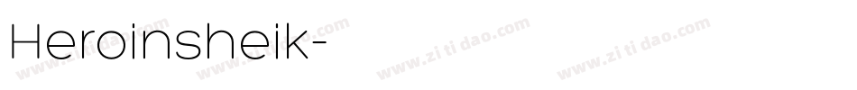 Heroinsheik字体转换