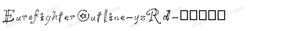 EurofighterOutline-yzRd字体转换