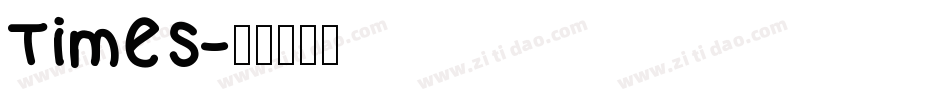 Times字体转换