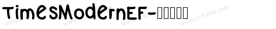 TimesModernEF字体转换