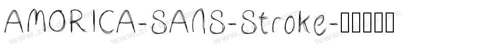 AMORICA-SANS-Stroke字体转换