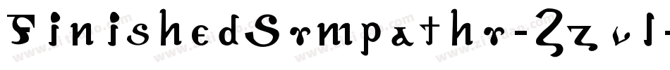 FinishedSympathy-2zvl字体转换