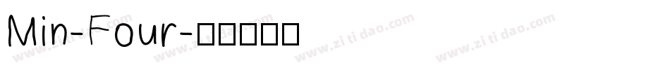 Min-Four字体转换