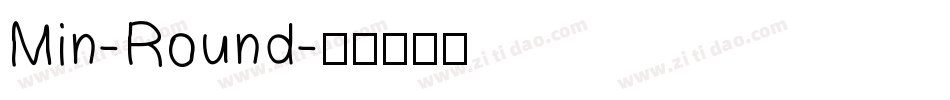 Min-Round字体转换