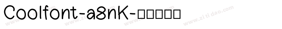 Coolfont-a8nK字体转换