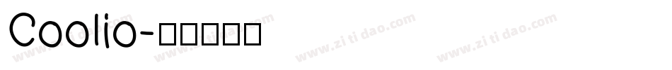 Coolio字体转换