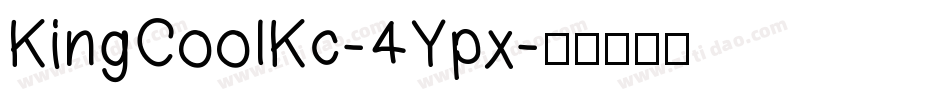KingCoolKc-4Ypx字体转换