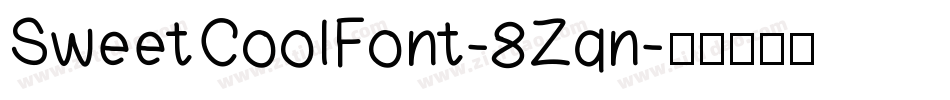 SweetCoolFont-8Zqn字体转换
