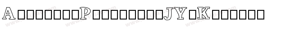 AntillesPlatinum-JY4K字体转换