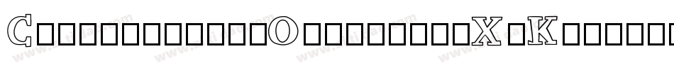CaroluskleinOblique-9X4K字体转换