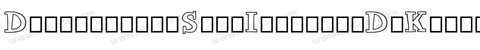DarklighterSemiItalic-4D4K字体转换