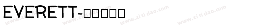 EVERETT字体转换