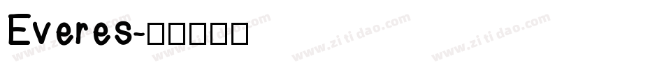 Everes字体转换