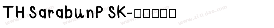 THSarabunPSK字体转换