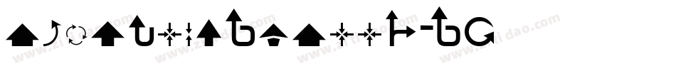 AbcCursiveArrow字体转换